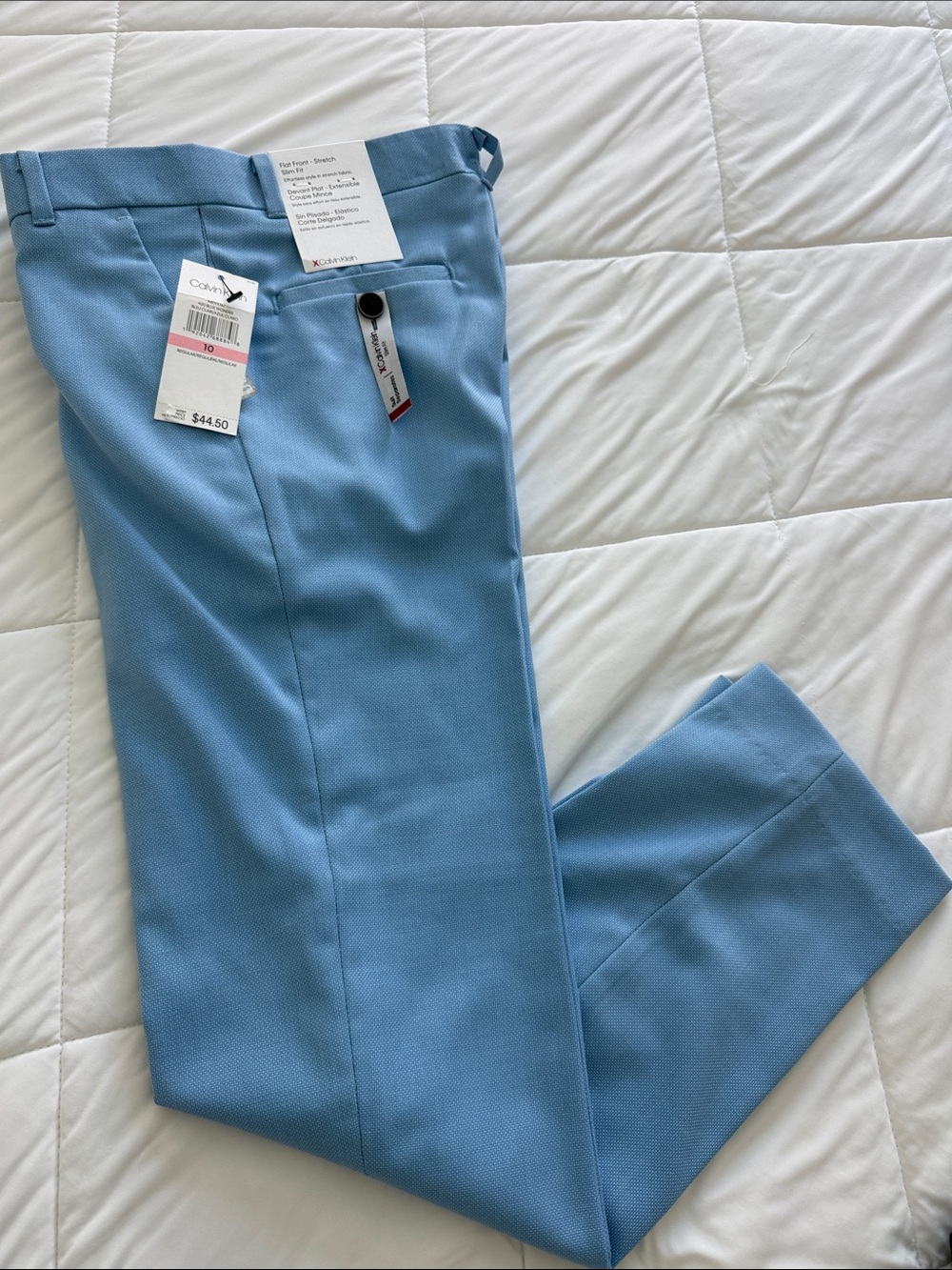 Calvin Klein Boys Light Blue Dress Pants